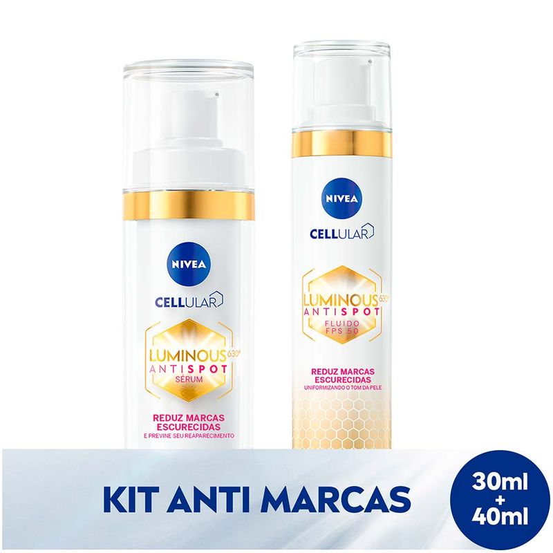 Fluido Preventivo Nivea FPS 50 Cellular Luminous 630 Antispot 40Ml 