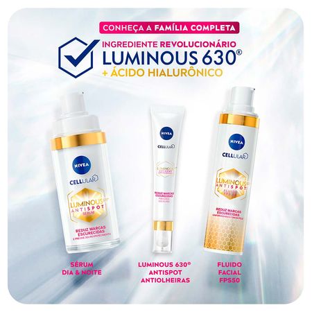 NIVEA-Kit-–-Creme-Facial-Antiolheiras-CellularLuminous-630º-Antispot-15ml-+-Água-Micelar-Solução-de-Limpeza-7-em-1-200ml-Kit--7