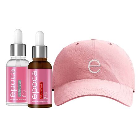 Época-by-Dermage-Kit-–-Época-de-Hidratar-30ml-+-Época-de-Iluminar-30ml-+-Boné-Época-Cosméticos-Kit--1