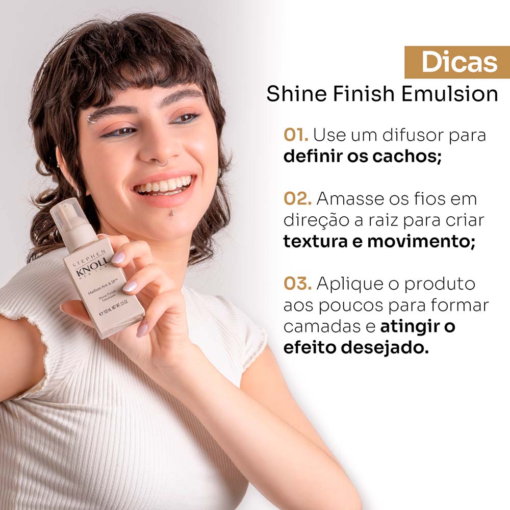 Modelador Stephen Knoll Shine Finish Emulsion