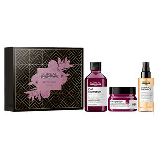 L’Oréal Professionnel Curl Expression Kit- Shampoo + Máscara + Óleo Menor preço em L’Oréal Professionnel Curl Expression Kit- Shampoo + Máscara + Óleo