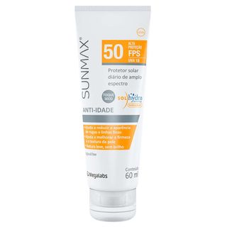 Protetor Solar Facial SunMax - Anti-Idade FPS 50 - 60ml Menor preço em Protetor Solar Facial SunMax - Anti-Idade FPS 50 - 60ml