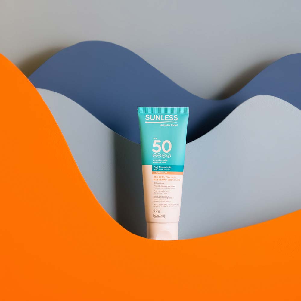Protetor Solar Facial com Cor FPS50 Sunless