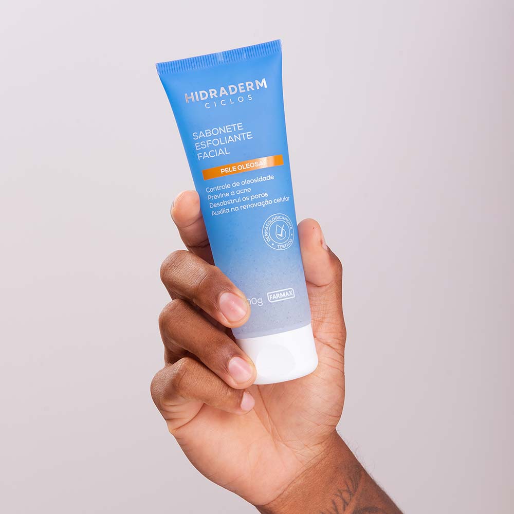 Sabonete Esfoliante Facial Hidraderm Ciclos