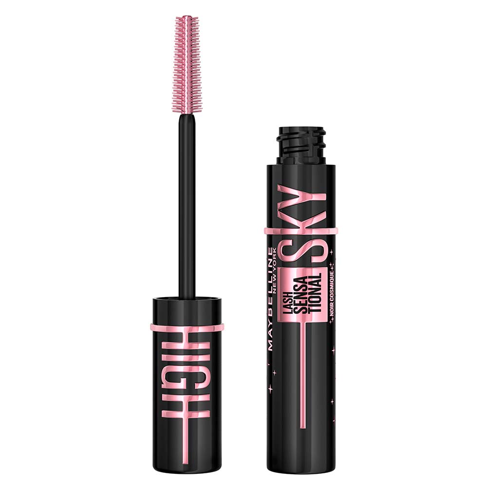 Máscara de Cílios Lavável Maybelline NY Lash Sensational Sky High Cosmic Black 7.2ml