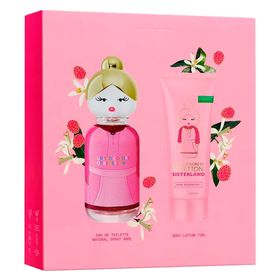 Benetton-Sisterland-Pink-Raspberry-Kit-Perfume-Feminino-Body-Lotion