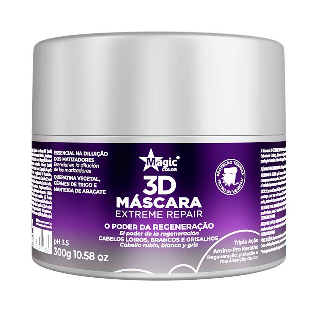 Máscara Magic Color 3D Extreme Repair Época Cosméticos Época Cosméticos