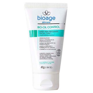 Máscara Esfoliante Facial Bioage Bio-Oil Control 5 em 1