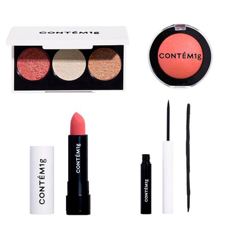 Contém1g-Kit---Trio-de-iluminadores-Stardust-+-Batom-Matte-Velvet-Clássico-+-Delineador-Líquido-Ultra-Matte-Preto-+-Blush-Baked-Extravaganza-Kit--1