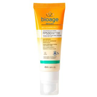 Protetor Solar Facial Antioleosidade Incolor Bioage Bio Sunprotect - FPS 30