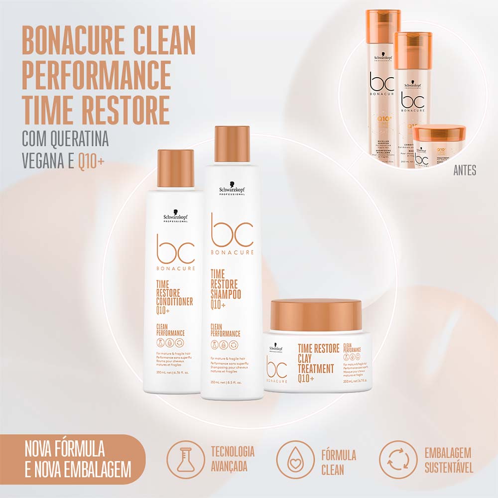 Schwarzkopf BC Clean Performance Q10+ Time Restore - Shampoo