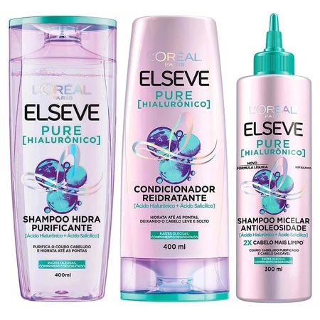 Elseve-Pure-Hialurônico-Kit---Shampoo-+-Condicionador-+-Shampoo-Micelar-Kit--1