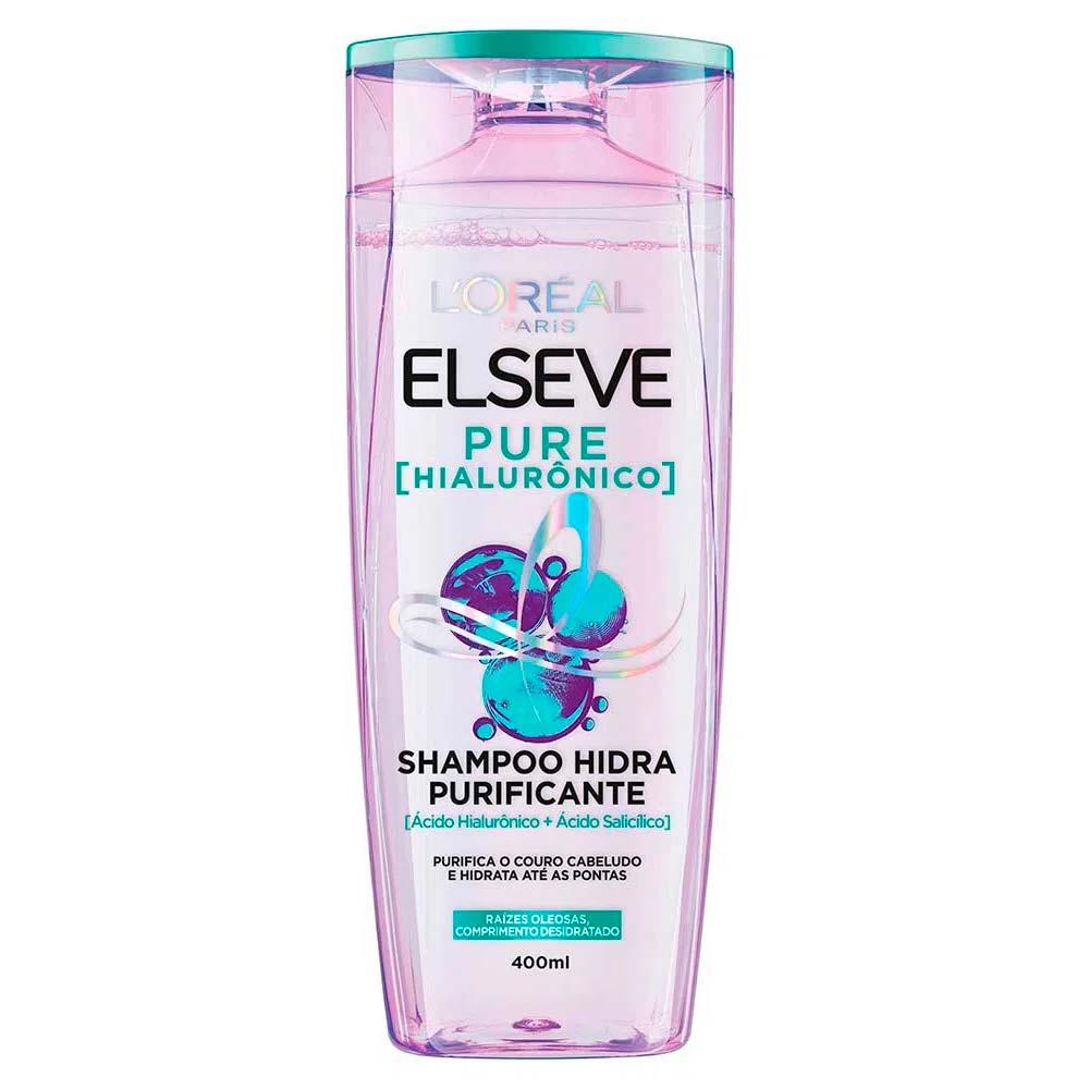Elseve Pure Hialurônico Kit – Shampoo + Shampoo Micelar + Creme de Tratamento