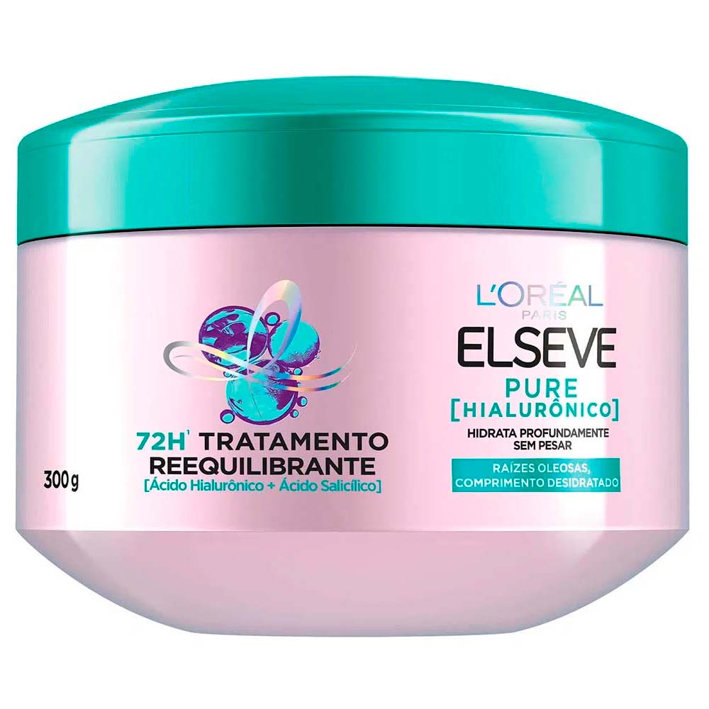 Elseve Pure Hialurônico Kit – Shampoo + Shampoo Micelar + Creme de Tratamento