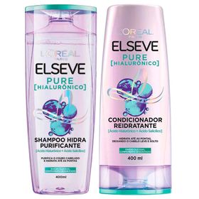 Kit shampoo e condicionador para cabelos Oleosos