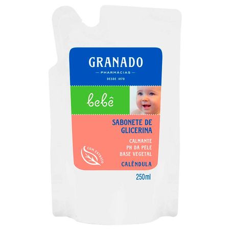 Refil-Sabonete-Líquido-de-Glicerina-Granado-Bebê---Calêndula-250ml--1