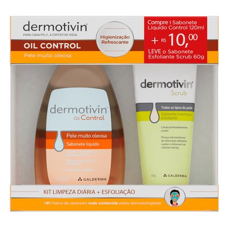 Dermotivin-Kit-–-Sabonete-Líquido-Oil-Control-120ml-+-Sabonete-Esfoliante-60g-Kit--1