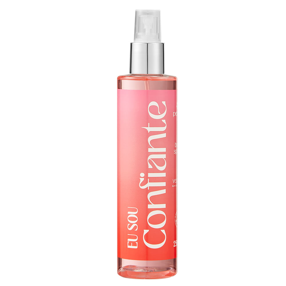 Body Splash Eu Sou Confiante Petúnia Perfume Corporal