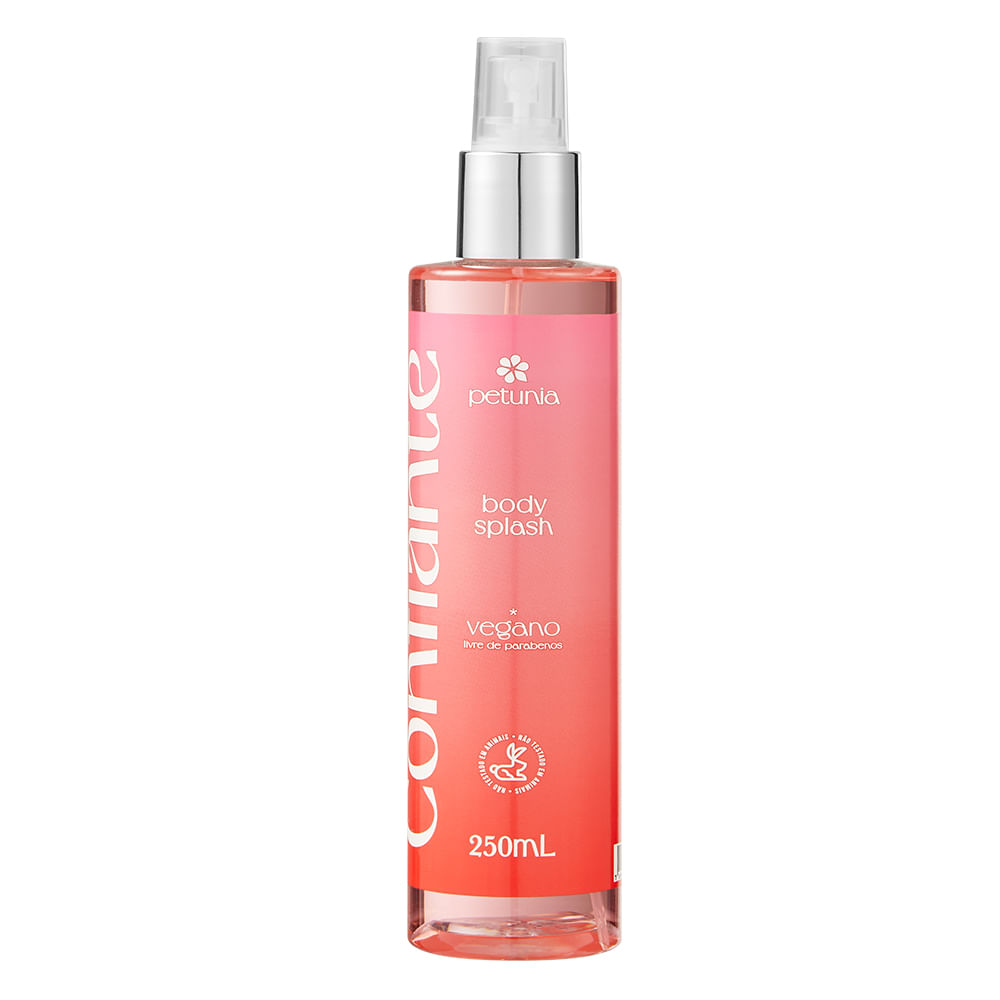 Body Splash Eu Sou Confiante Petúnia Perfume Corporal