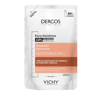 Vichy Dercos Kera-Solutions Shampoo Repositor Refil - 200ml Menor preço em Vichy Dercos Kera-Solutions Shampoo Repositor Refil - 200ml