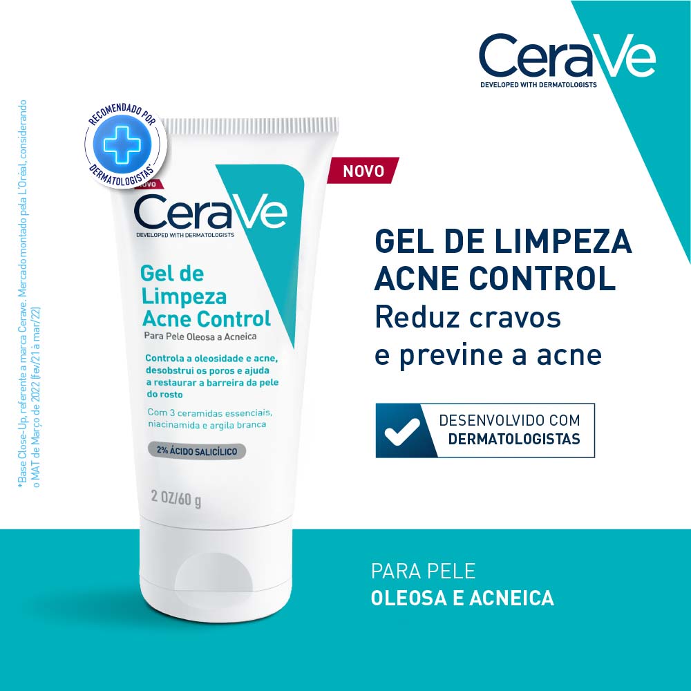 Gel de Limpeza Facial Cerave Acne Control