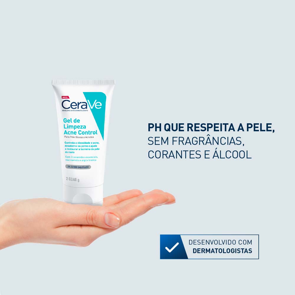 Gel de Limpeza Facial Cerave Acne Control