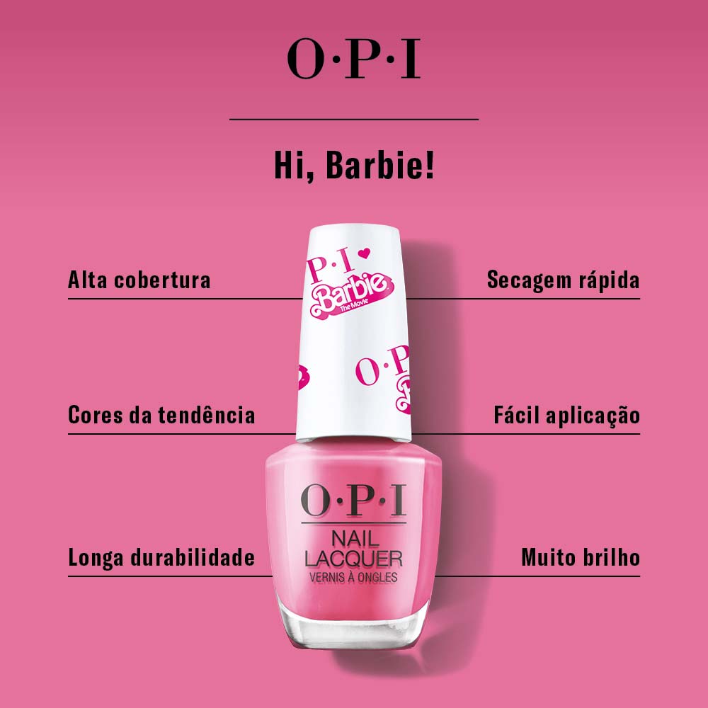 Esmalte OPI + Barbie - Época Cosméticos