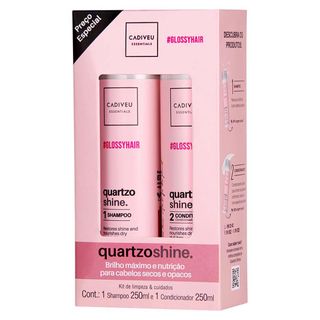 Homecare Cadiveu Essentials Quartzo Shine Kit - Shampoo + Condicionador