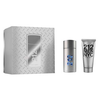 Carolina Herrera 212 Men Kit - Perfume Masculino EDT + Gel Pós Barba Menor preço em Carolina Herrera 212 Men Kit - Perfume Masculino EDT + Gel Pós Barba