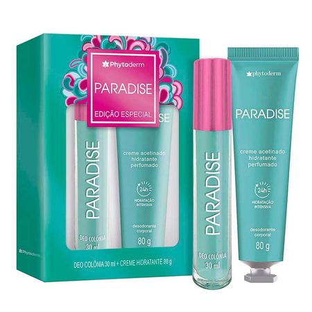 Phytoderm Paradise Travel Kit - Perfume Feminino + Desodorante Corporal -...