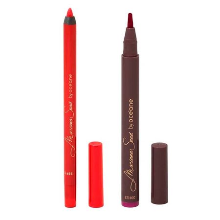 Mariana-Saad-by-Océane-Kit---Lápis-Labial-True-Red-+-Caneta-Batom-Pink-Kit--1