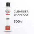 Nioxin Sistema 4 - Shampoo Contra Afinamento Capilar 300ml