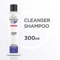 Nioxin Sistema 6 -  Shampoo Contra Afinamento Capilar 300ml