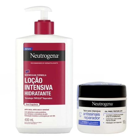 Neutrogena-Kit---Hidratante-Sem-Fragrância-+-Hidratante-Facial-Antissinais-Kit--1