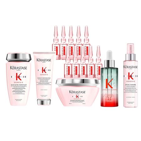 Kérastase-Genesis-Kit-–-Shampoo-+-Condicionador-+-Protetor-Térmico-+-Máscara-+-2-Séruns-Kit--2
