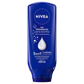 Hidratante Para Banho NIVEA Milk - 250ml Menor preço em Hidratante Para Banho NIVEA Milk - 250ml