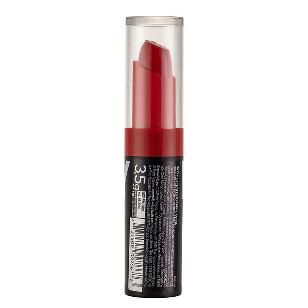 Batom em Bala Ruby Kisses Matte