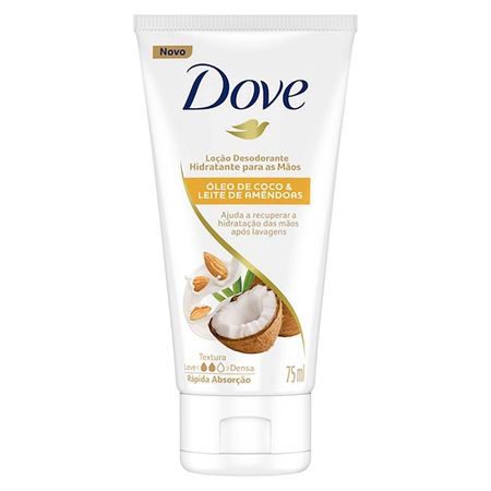 Loção-Hidratante-para-Mãos-Dove---Óleo-de-Coco-&-Leite-de-Amêndoas-75ml--1