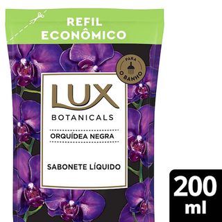 Sabonete Liquido Lux Botanicals Orquidea Negra 200ml Refil