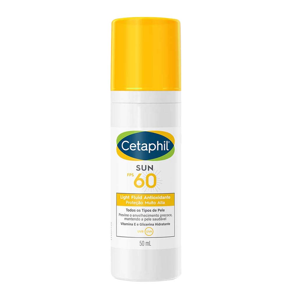 Protetor Solar Facial Cetaphil – Sun Light FPS60 Sem Cor - 50ml