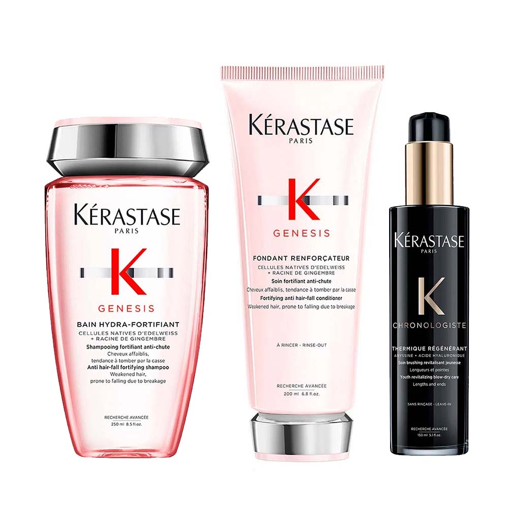 Kérastase Genesis Kit – Shampoo + Condicionador + Leave-in