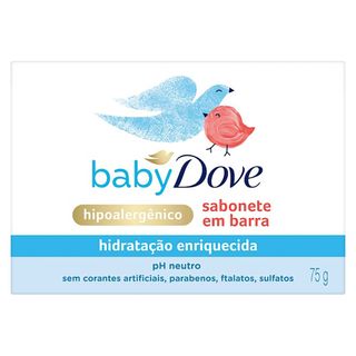 Sabonete em Barra Baby Dove Hidratação Enriquecida