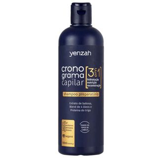 Yenzah Cronograma 3 em 1 Shampoo - 500ml Menor preço em Yenzah Cronograma 3 em 1 Shampoo - 500ml