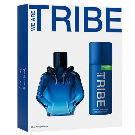 We Are Tribe Benetton Kit - Perfume Masculino + Desodorante Spray - nenhuma