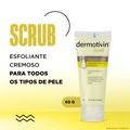 Sabonete Cremoso Esfoliante Facial para Todos os Tipos de Pele Dermotivin Scrub 60g