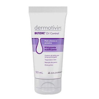 Hidratante Facial Pele Oleosa Matificante Dermotivin Benzac - 50g Menor preço em Hidratante Facial Pele Oleosa Matificante Dermotivin Benzac - 50g
