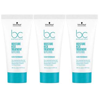 Schwarzkopf BC Clean Performance Moisture Kick Kit Travel Size - Com 3 Máscaras