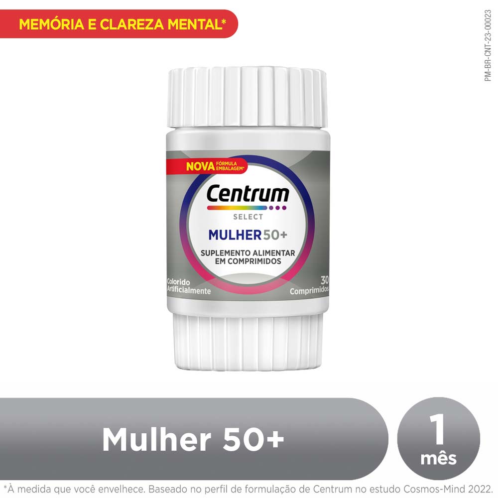 Suplemento Alimentar Centrum Multivitamínico Select Mulher 50+