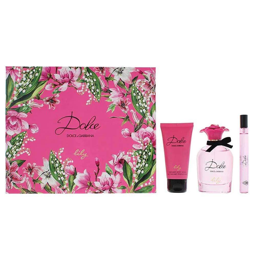 Coffret Dolce&Gabbana Dolce Lily Kit - Perfume Feminino EDT + Body Lotion + Travel Size
