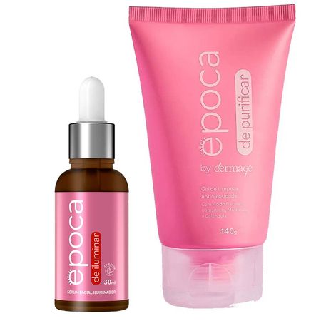 Época-by-Dermage-Kit-–-Época-de-Purificar-140g-+-Época-de-Iluminar-30ml-Kit--1